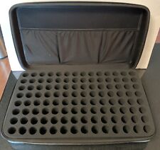 Comecase Silver Hard Carrying Case Organizer Storage Box Holder 112 1” Diameter