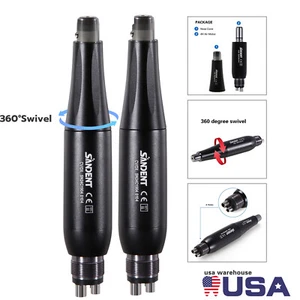 1X Premium Plus Dental Hygiene Prophy Handpiece Air Motor 4 Holes 4:1 Nose Cone - Picture 1 of 20