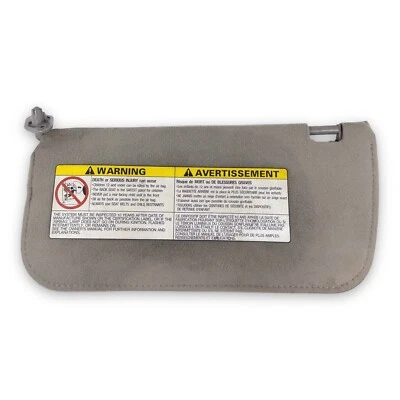 Левосторонний солнцезащитный козырек для Nissan Xterra 2000-2004 годов выпуска серая ткань 15 дюймов - Изображение 1 из 4