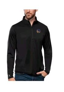 Antigua Nwt sweater Mens Medium Golden State Warriors half zip pullover - Picture 1 of 5