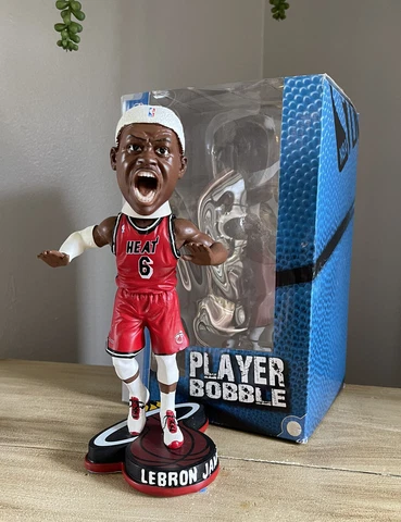 LEBRON JAMES Miami Heat “The Silencer” Celebration Bobblehead #/300 NIB! Cover