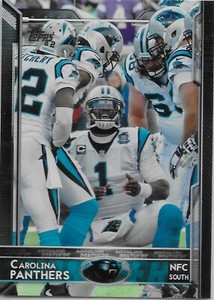 2015 Topps #244 Cam Newton Carolina Panthers Auburn Tigers