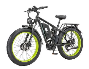 KETELES Electric Bike for Adults Dual 1600W Motor 38MPH Full Suspension Ebike - Picture 1 of 4