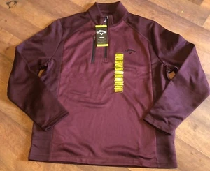 Callaway Pullover Sweater Men's M Quarter 1/4 Zip Long Sleeve Golf Shirt - Picture 1 of 4
