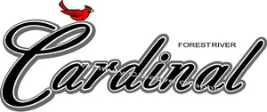 "Cardinal" by Forest River RV decal sticker graphic Lettering 32"x13.5" - Picture 1 of 1