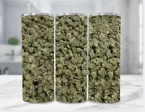 Vaso MARIJUANA de acero inoxidable de 20 oz 420 cabezas de hierba - bolsa de vegetación deliciosa - Imagen 1 de 2