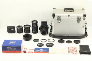 New Polaroid & Trunk【MINT 3Lens】BRONICA GS-1 PG 50mm 100mm 250mm Converter JAPAN - Picture 1 of 12