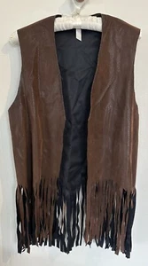 Handmade Western Cowboy Cowgirl Vest With Fridge Adult Costume Cosplay - Picture 1 of 3