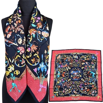 Hermes Pierres d'Orient et d'Occident Carre 90 Silk 100% Scarf Vintage Rare - Image 1 of 4