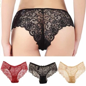 Mujeres Sexy Encaje Ropa Interior Bragas Breves Damas Knickers Tangas Cuerda G Bragas - Imagen 1 de 17