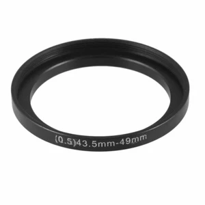 43,5 mm a 49 mm lente de metal para cámara filtro paso a paso anillo adaptador aluminio 1 pieza negro - Imagen 1 de 1