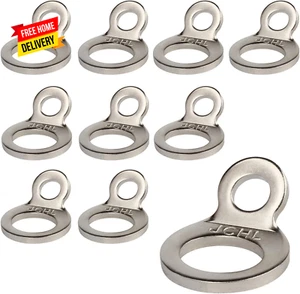 Stainless Steel Tie-Down Anchors Hooks Multi-Purpose Dirt Bike Tie down Strap Ri - Picture 1 of 9