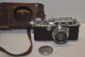 1936 Leica IIIa Rangefinder Camera Leitz Summar 5cm f/2 - Picture 1 of 8