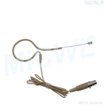 Beige HeadMic Microphone for AKG Samson BeltBoday System mini TA3F 3Pin - Image 1 of 4