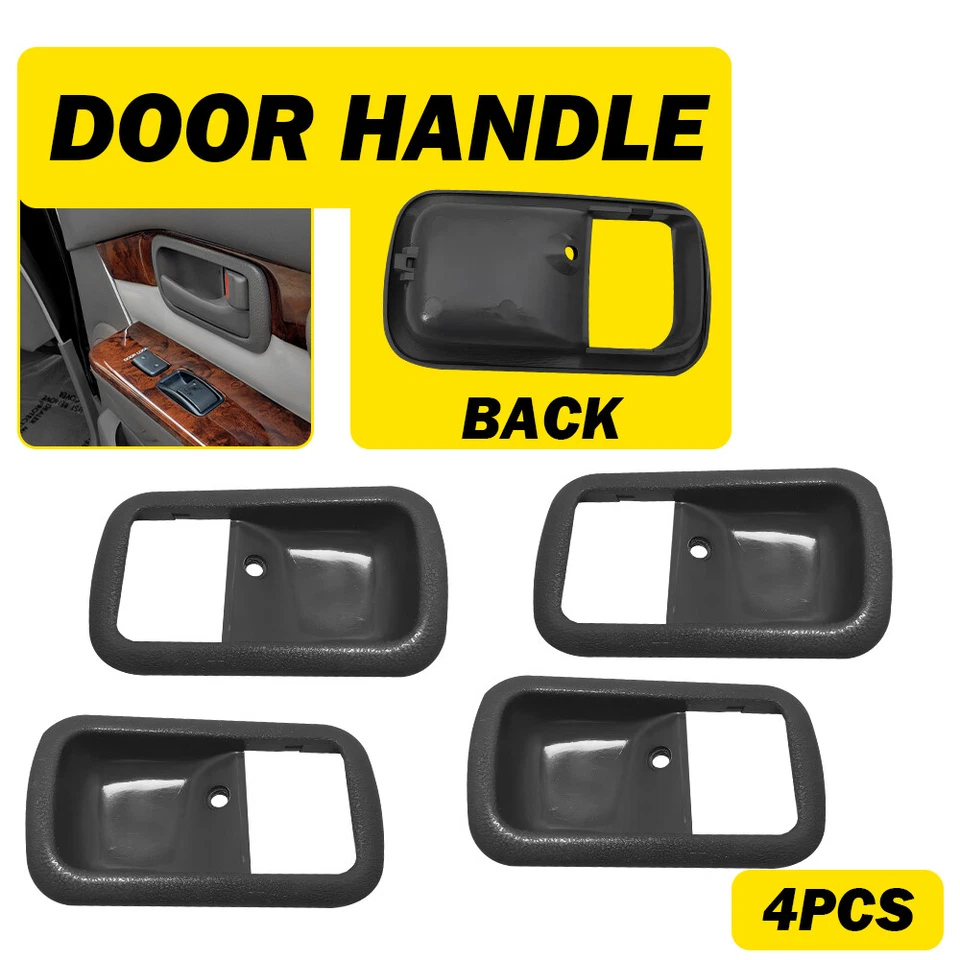 Cubierta de bisel de manija de puerta interior B para Toyota LAND CRUISER FJ80 FZJ80 LX450 1991-97 Foto 1 de 4