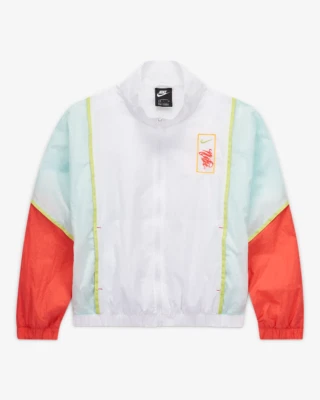 Chaqueta para mujer Nike Sportswear tejida vintage con cremallera completa XS multicolor WIndrunner Foto 1 de 2