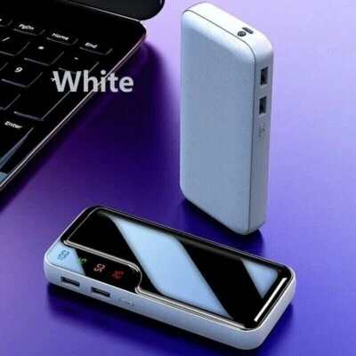 9000000mAh Portable Power Bank 2USB Fast Charger Battery Pack for Mobile Phone - Image 1 of 4