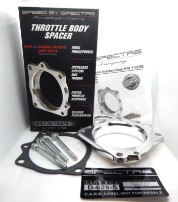 Aluminum Throttle Body Spacer for 2003-2008 Dodge Ram Truck Durango 5.7 V8 - Image 1 of 4