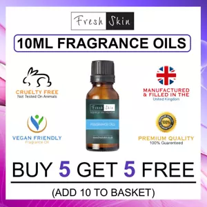 10ml Fragrance Oil - Cosmetic Grade Candles, Bath Bombs, Soap Making & Wax Melts - Picture 1 of 142