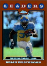 2008 Topps Chrome Copper Refractors Football Card Pick
