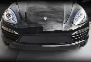 Black Bumper Mesh Grille Kit Grill for Porsche Cayenne 2011 2012 2013 2014 - Picture 1 of 2