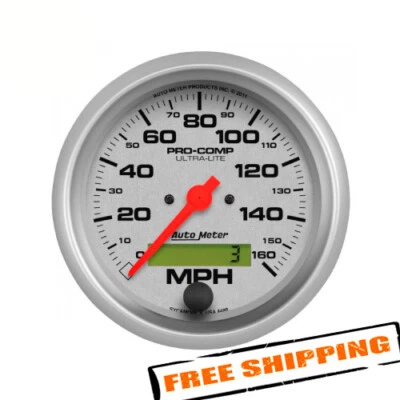 Auto Meter 4488 Ultra-Lite 3-3/8" Electrical Speedometer Gauge, 0-160 MPH - Image 1 of 3