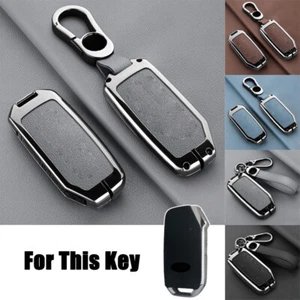 Zinc Alloy Leather Car Key Case Cover For Kia K3 K5 Sportage Forte Optima Soul - Picture 1 of 21