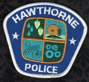 Hawthorne California Police Shoulder Patch - Picture 1 of 2
