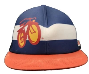 Neu Belgien Brauerei Fett Reifen Mütze Kappe Bier Druckknopflasche verstellbar marineblau orange - Bild 1 von 6