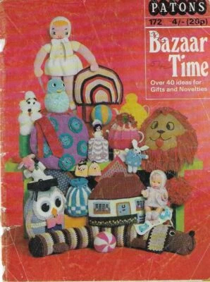 PATONS 172: VAZAAR TIME WITH OVER 40 IDEAS TO KNIT SEWING PATTERN - Image 1 of 4