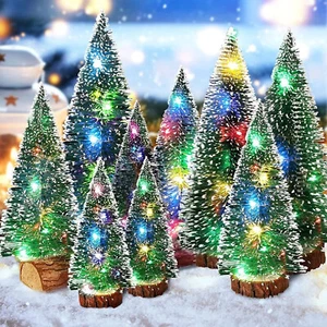 Mini Weihnachtsbaum mit LED Licht Künstlicher Kleiner Kiefernbaum Tannenbaum DIY - Bild 1 von 16