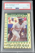 1992 Donruss Elite #14 Tony Gwynn San Diego Padres HOF 320 /10000 PSA 7 NM