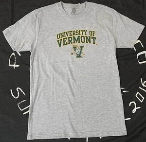 The University of Vermont Catamounts UVM Mens Large Gray T-Shirt NCAA NLA - Picture 1 of 6