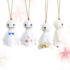 4 Pcs Doll Windchimes Lucky Ornaments for Crafts Outdoor Household