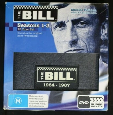 The Bill  Seasons 1-3 (1984-1987) 12-Disc Set Leather Wallet  R4  - New (D620) - Image 1 of 2