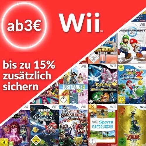 Nintendo Wii Spiele Auswahl Wii Spielesammlung Super Zustand - Bild 1 von 1