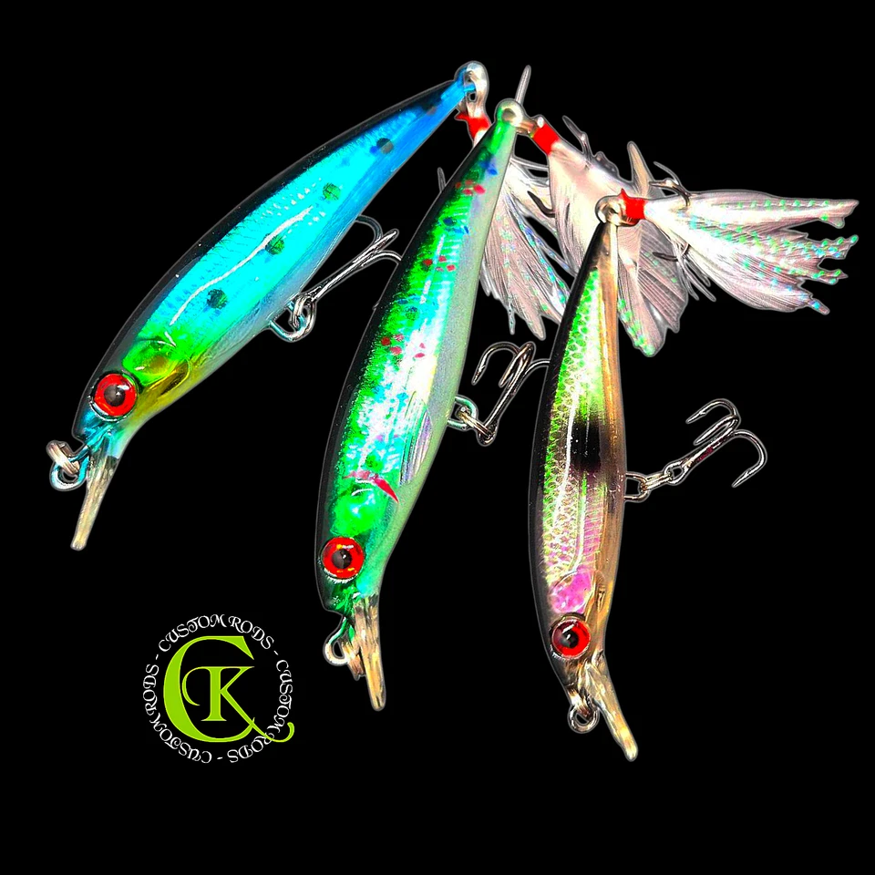 Wobbler 7,5cm Minnow Twitchbait Crankbait Runner Blade Forelle Barsch Zander NEW - Bild 1 von 1