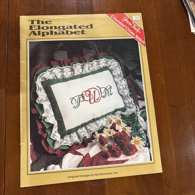 VTG Yours Truly Elongated Alphabet Gold Series 6121  Cross Stitch Needlework - Image 1 of 4