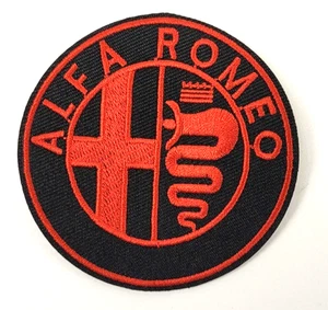 Alfa Romeo Racing Patch Bügelflicken gestickter Aufnäher - Bild 1 von 2