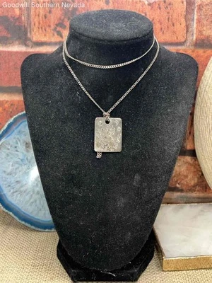 22" Knotted Chain Pendant Necklace - Image 1 of 4