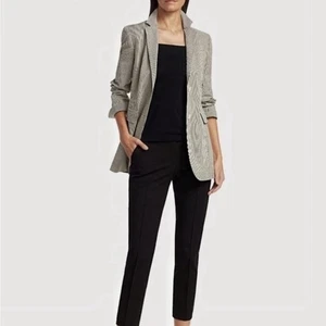 Akris Punto Zweireiher Illusion Sear-Sucker Nadelstreifen Blazer Gr. 6 Neu ohne Etikett - Bild 1 von 9
