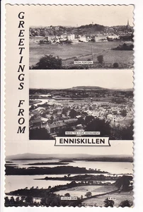 A Valentine's Real Photo Multiview Post Card of Enniskillen, Co. Fermanagh. - Picture 1 of 1