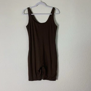 Bumpsuit Womens Brown The Cindy Maternity Romper L - Picture 1 of 7
