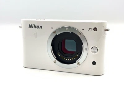 Nikon 1 J1 10.1MP Mirrorless Digital Camera Body White Tested - Image 1 of 3