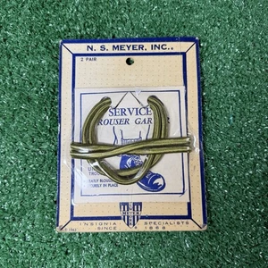 1963 N.S. Meyer Servicemen's Trouser Garters 2 Pair, Uniform Trousers NOS Sealed - Picture 1 of 2