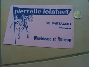 publicité papier ancien collection   PIERRETTE TEINTNET   (images buvards) - Picture 1 of 2