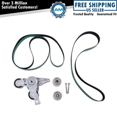 Kit de componentes de transmisión por correa accesorios Gates Serpentine FleetRunner HD para DD15 DD16 Foto 1 de 4