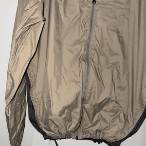 Chaqueta cortavientos Columbia gris y tostada para hombre - Imagen 1 de 6