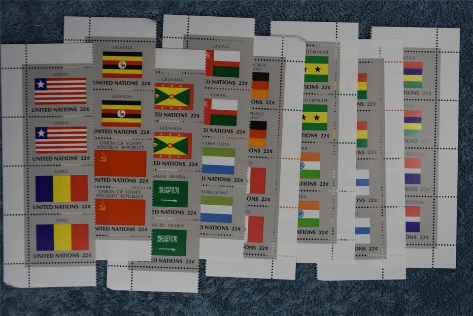 1985 Flags Singles Set - N450-465 - MNH - Image 1 of 1