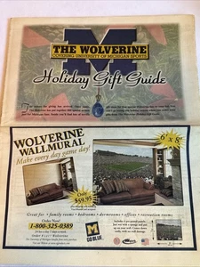 1990's Wolverine UOfM University Of Michigan Newspaper Insert Holiday Gift Guide - Picture 1 of 5